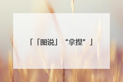 「图说」“拿捏”