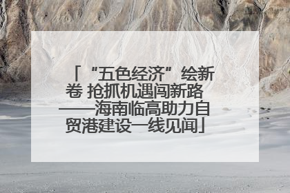 “五色经济”绘新卷 抢抓机遇闯新路——海南临高助力自贸港建设一线见闻