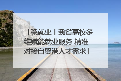 稳就业丨我省高校多维赋能就业服务 精准对接自贸港人才需求