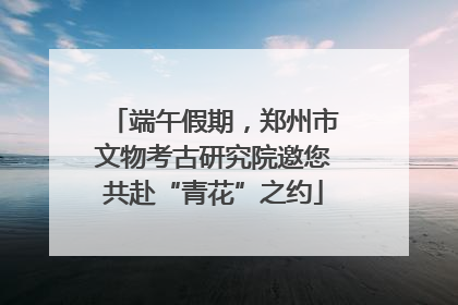 端午假期，郑州市文物考古研究院邀您共赴“青花”之约