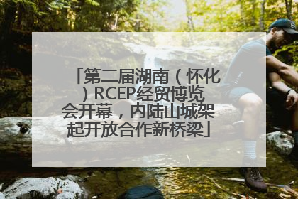 第二届湖南（怀化）RCEP经贸博览会开幕，内陆山城架起开放合作新桥梁