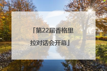 第22届香格里拉对话会开幕