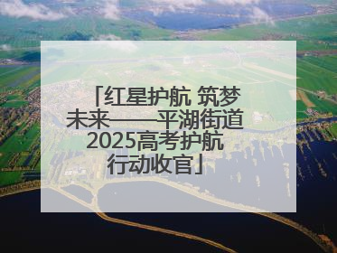 红星护航 筑梦未来——平湖街道2025高考护航行动收官