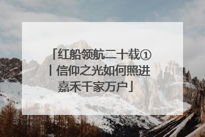 红船领航二十载①丨信仰之光如何照进嘉禾千家万户