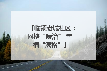 临颍老城社区：网格“暖治” 幸福“满格”
