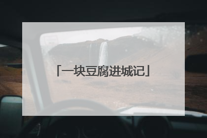 一块豆腐进城记