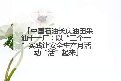 中国石油长庆油田采油十一厂：以“三个一”实践让安全生产月活动“活”起来