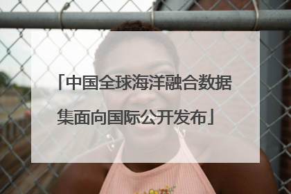 中国全球海洋融合数据集面向国际公开发布
