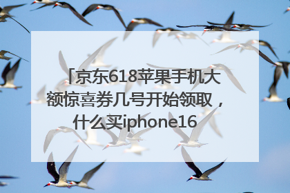 京东618苹果手机大额惊喜券几号开始领取，什么买iphone16最便宜，能降价多钱？