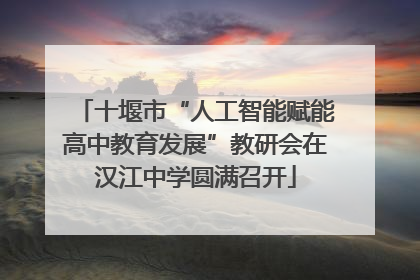 十堰市“人工智能赋能高中教育发展”教研会在汉江中学圆满召开
