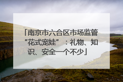 南京市六合区市场监管“花式宠娃”：礼物、知识、安全一个不少