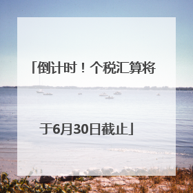 倒计时！个税汇算将于6月30日截止