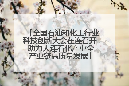 全国石油和化工行业科技创新大会在连召开 助力大连石化产业全产业链高质量发展