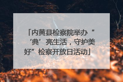 内黄县检察院举办“‘典’亮生活，守护美好”检察开放日活动