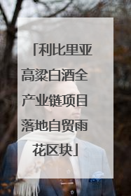 利比里亚高粱白酒全产业链项目落地自贸雨花区块