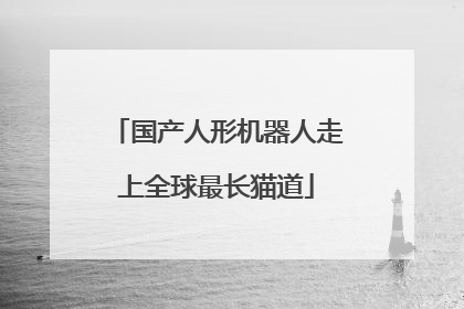 国产人形机器人走上全球最长猫道