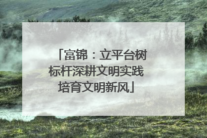 富锦：立平台树标杆深耕文明实践培育文明新风