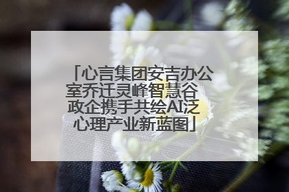 心言集团安吉办公室乔迁灵峰智慧谷 政企携手共绘AI泛心理产业新蓝图