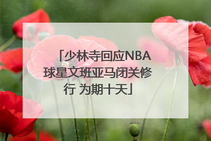 少林寺回应NBA球星文班亚马闭关修行 为期十天