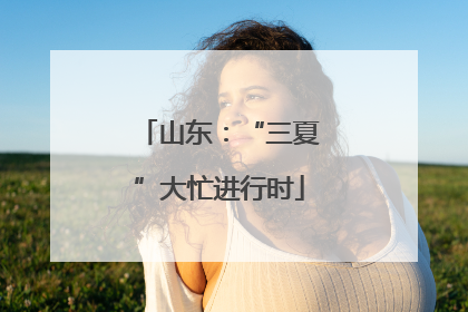 山东：“三夏”大忙进行时