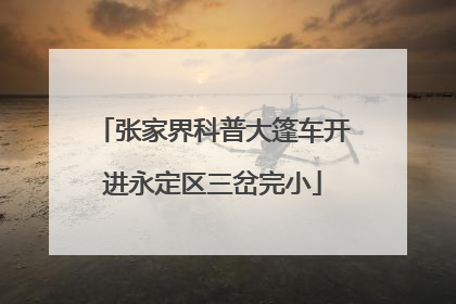 张家界科普大篷车开进永定区三岔完小