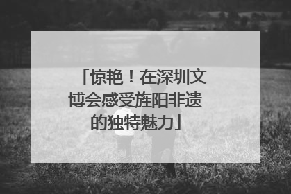 惊艳！在深圳文博会感受旌阳非遗的独特魅力