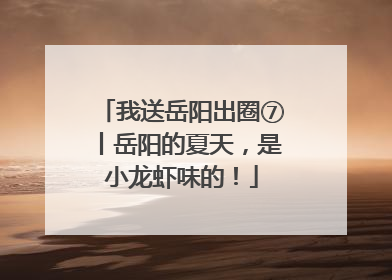 我送岳阳出圈⑦丨岳阳的夏天，是小龙虾味的！