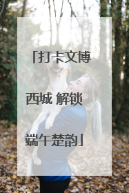 打卡文博西城 解锁端午楚韵