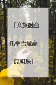 文旅融合托举雪域高原明珠