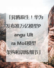 昇腾原生！华为发布准万亿模型Pangu Ultra MoE模型架构和训练细节