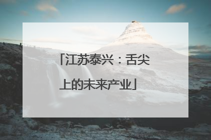 江苏泰兴：舌尖上的未来产业