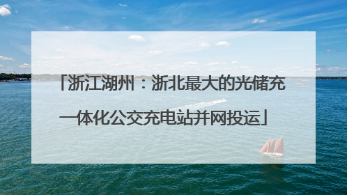 浙江湖州：浙北最大的光储充一体化公交充电站并网投运