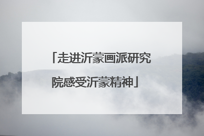 走进沂蒙画派研究院感受沂蒙精神