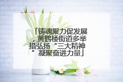 铸魂聚力促发展，黄鹤楼街道多举措弘扬“三大精神”凝聚奋进力量