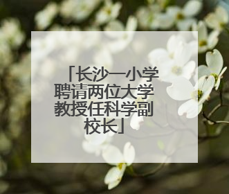 长沙一小学聘请两位大学教授任科学副校长