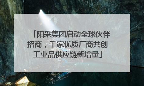 阳采集团启动全球伙伴招商，千家优质厂商共创工业品供应链新增量