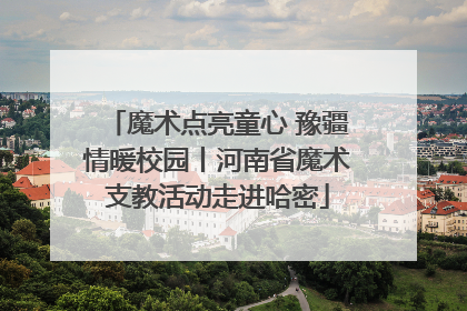 魔术点亮童心 豫疆情暖校园丨河南省魔术支教活动走进哈密