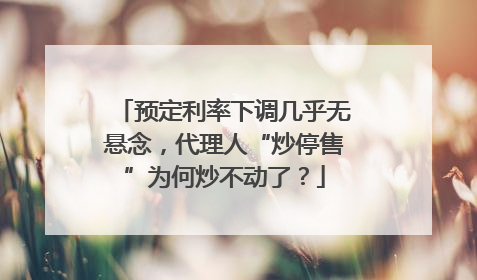 预定利率下调几乎无悬念，代理人“炒停售”为何炒不动了？