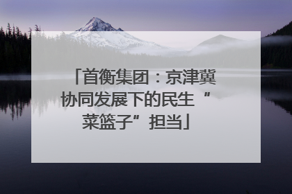 首衡集团：京津冀协同发展下的民生“菜篮子”担当