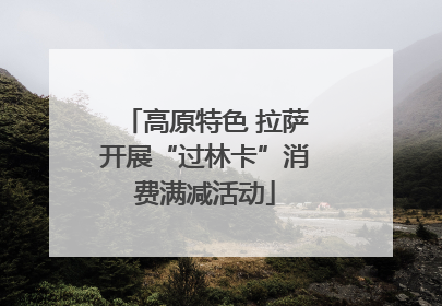 高原特色 拉萨开展“过林卡”消费满减活动