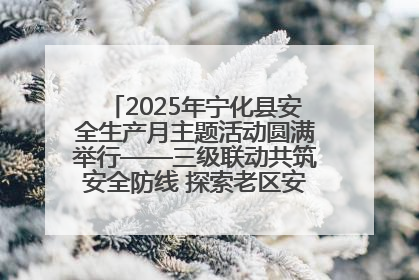 2025年宁化县安全生产月主题活动圆满举行——三级联动共筑安全防线 探索老区安全发展新路径