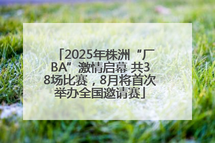 2025年株洲“厂BA”激情启幕 共38场比赛，8月将首次举办全国邀请赛