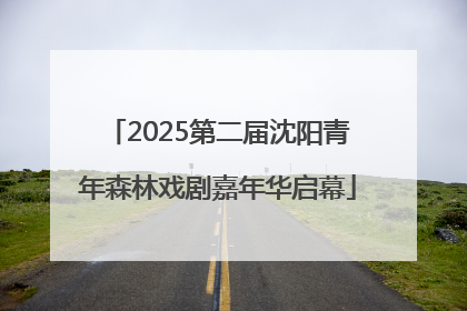 2025第二届沈阳青年森林戏剧嘉年华启幕
