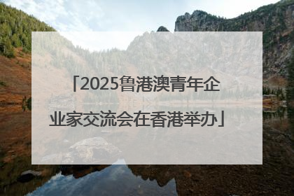 2025鲁港澳青年企业家交流会在香港举办
